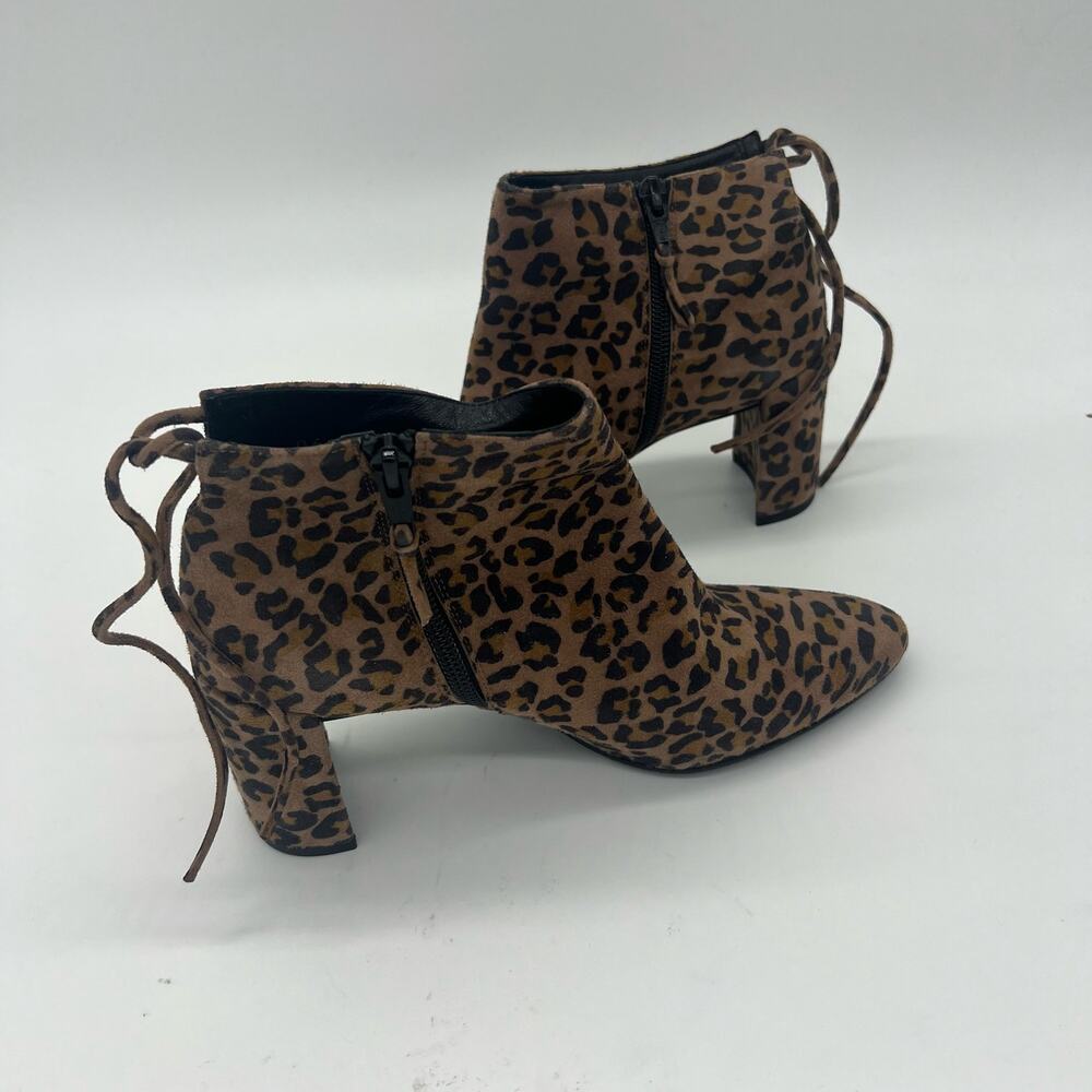 Stuart Weitzman Lofty Cheetah Print Ankle Boots B… - image 7